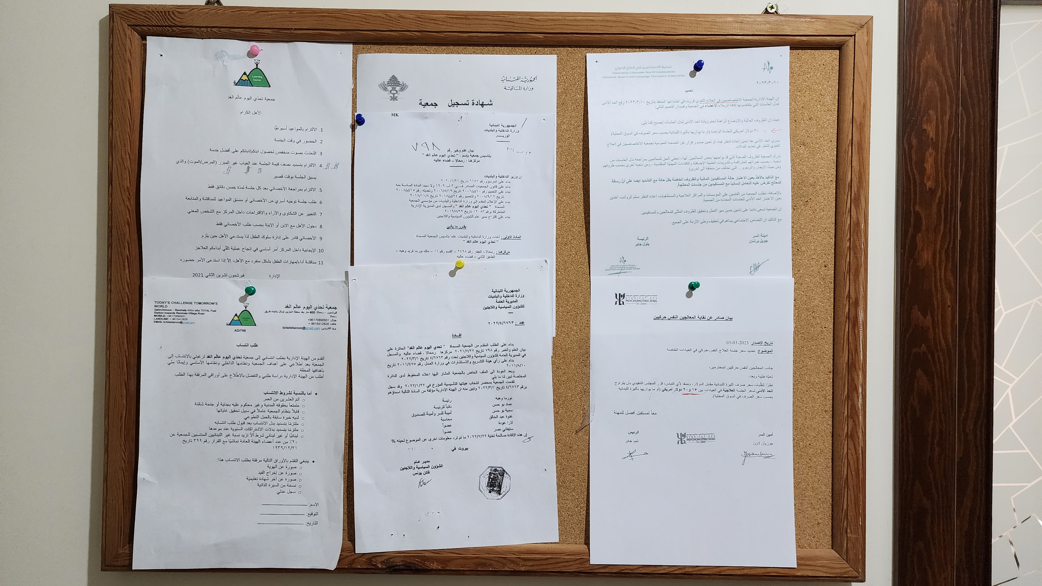 All of the legel papers that prove it